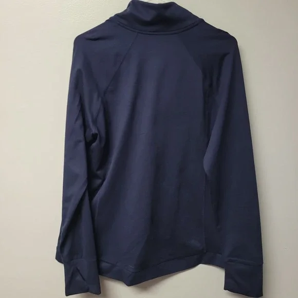 All in Motion Navy Blue Full Zip Athletic Track Jacket Activewear Size XXL - Picture 4 of 7